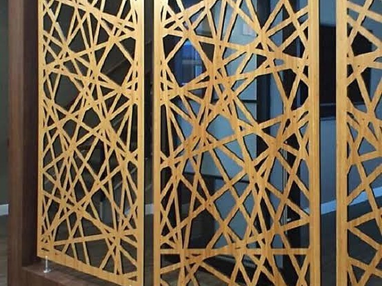 Brass window laser cutting at J.K. Fabricaters