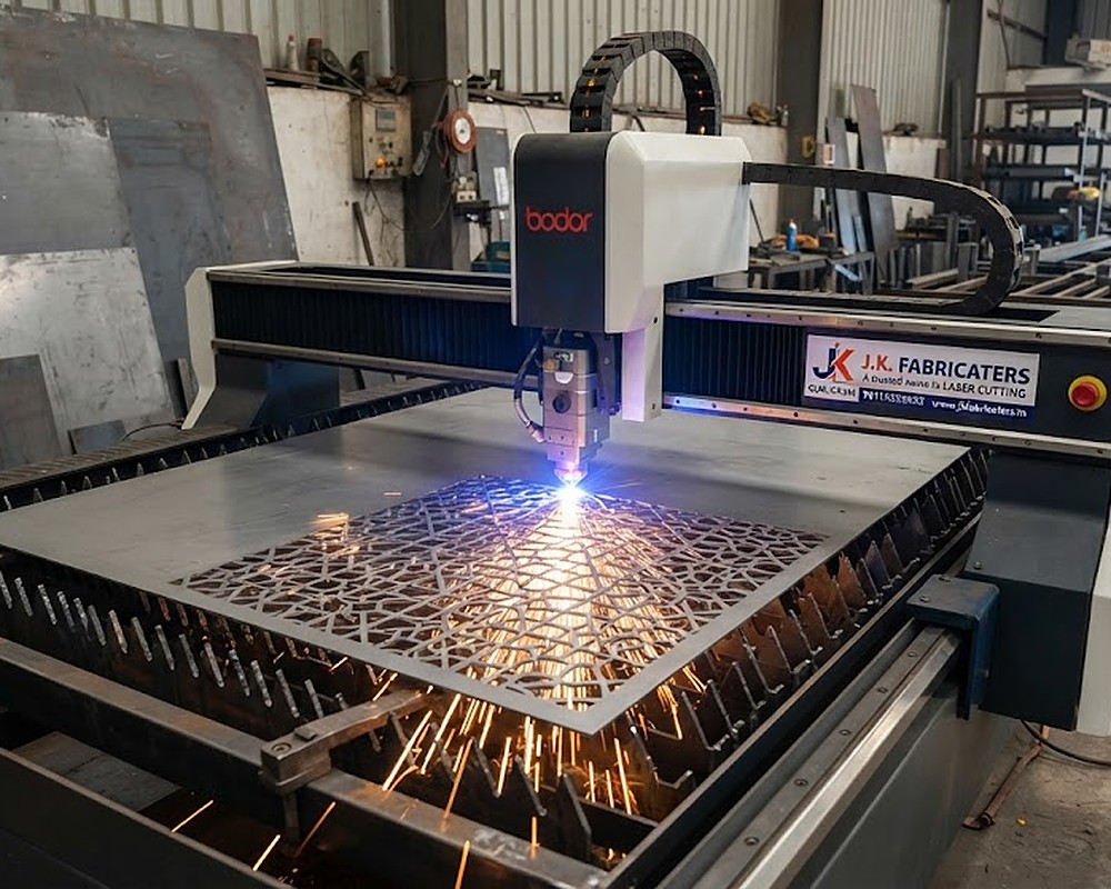 Laser cutting at J.K. Fabricaters