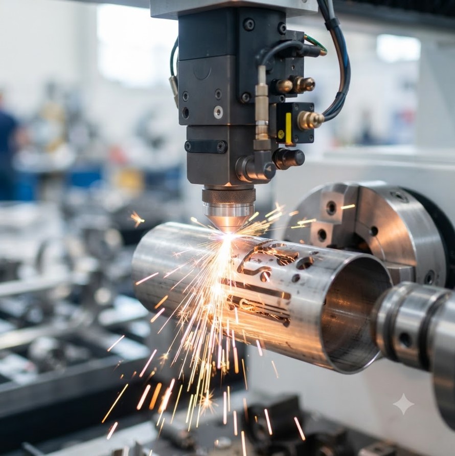 CNC Pipe Laser Cutting at J.K. Fabricaters