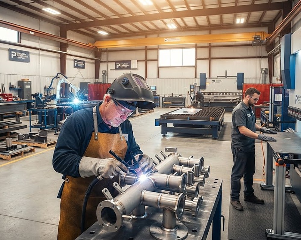 Job work fabrication at J.K. Fabricaters