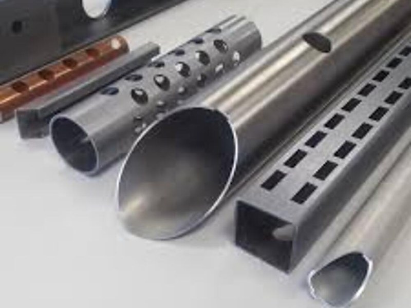 MS pipe laser cutting at J.K. Fabricaters