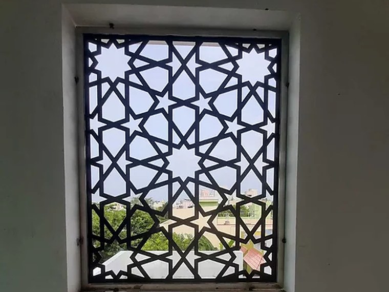 Mild steel window laser cutting at J.K. Fabricaters