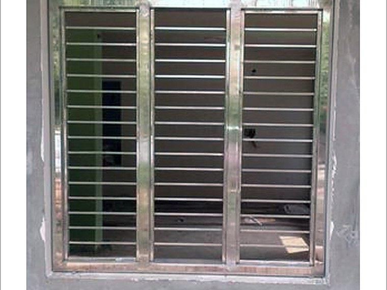 Stainless steel window laser cutting at J.K. Fabricaters